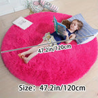 Nuvello Tapis Rond Moelleux Antidérapant