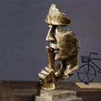 SerenaArt Sculpture Décorative Abstraite Visage