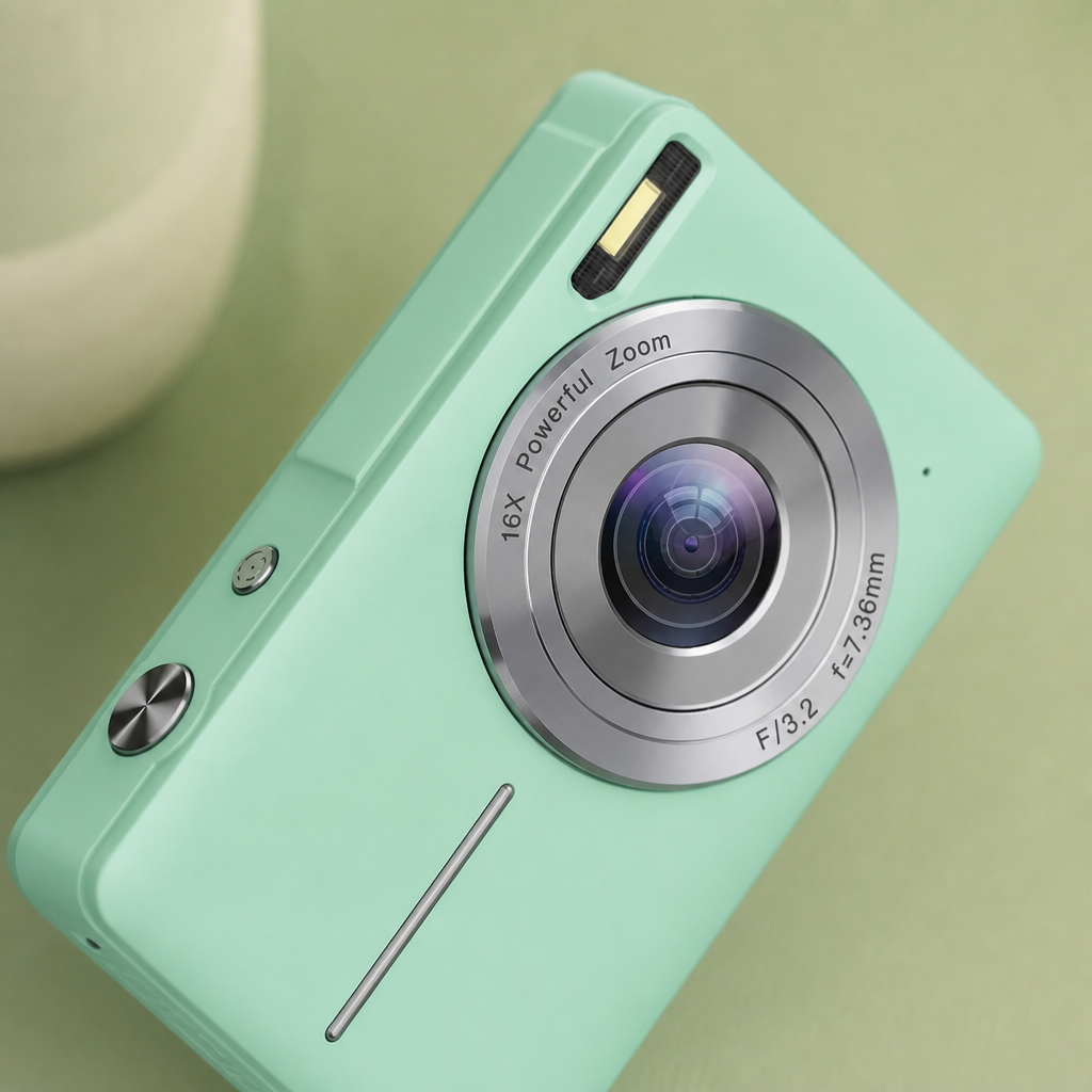 Retro Digital Compact Camera – Vintage-Style Photography for Everyday Use
