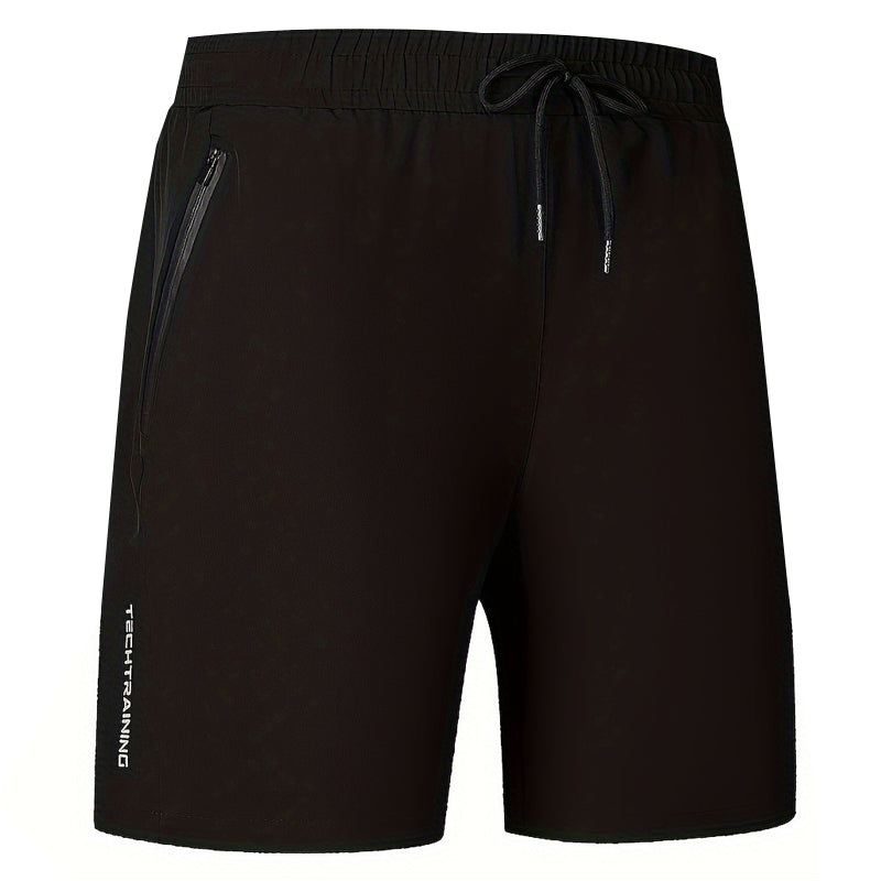 MotionCore Men's Sports Shorts with Zipper Pockets and Drawstring