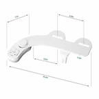 Dual Mode Toilet Bidet Seat Attachment with Adjustable Water Pressure