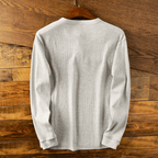 Ashcroft Henley T Shirt for Men Breathable Casual Button Neck Top