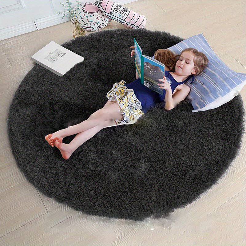 Nuvello Tapis Rond Moelleux Antidérapant