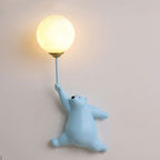 BalloonBuddy Bear LED Wall Light for Kids Bedroom and Nursery