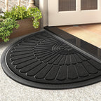 Norvex Tapis de Porte Demi-Rond Antidérapant