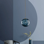 Veralya Modern Scandinavian Design Smoked Glass Pendant Light