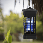 UV Grid Flying Insect Eliminator with Steel Grid and Removable Insect Trap