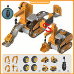 BuildCraft Kids Construction Vehicle Building Set with Tool Kit Toy