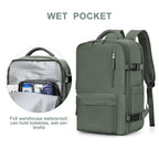 VoyaShield Waterproof Travel Backpack with USB Charging Port