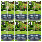 Solar-Powered Floating Fountain Pump for Ponds and Birdbaths