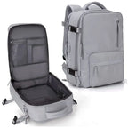 VoyaShield Waterproof Travel Backpack with USB Charging Port