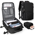 VoyaShield Waterproof Travel Backpack with USB Charging Port