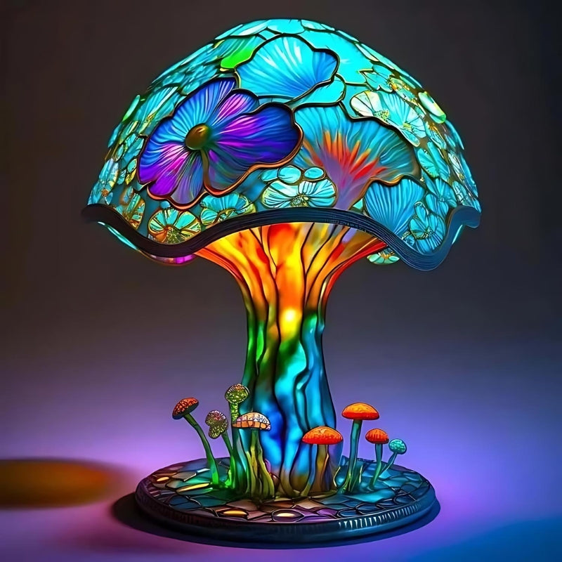 ColoraGlow Decorative Stained Glass Lamp