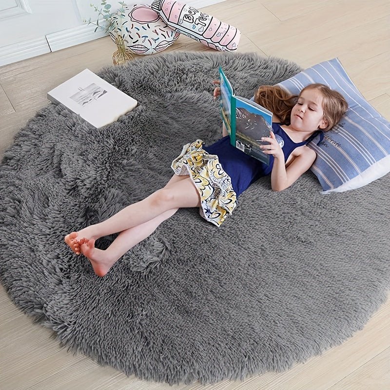 Nuvello Tapis Rond Moelleux Antidérapant