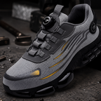 ForgeStep Men's Lightweight Safety Work Shoes with Quick Lace System