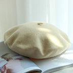 Premium Wool Beret - Classic Winter Hat in 12 Colors