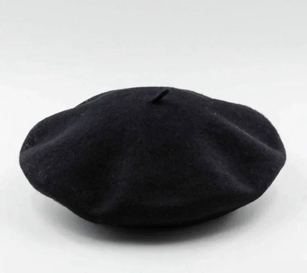Premium Wool Beret - Classic Winter Hat in 12 Colors