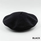 Premium Wool Beret - Classic Winter Hat in 12 Colors