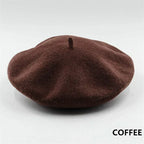 Premium Wool Beret - Classic Winter Hat in 12 Colors