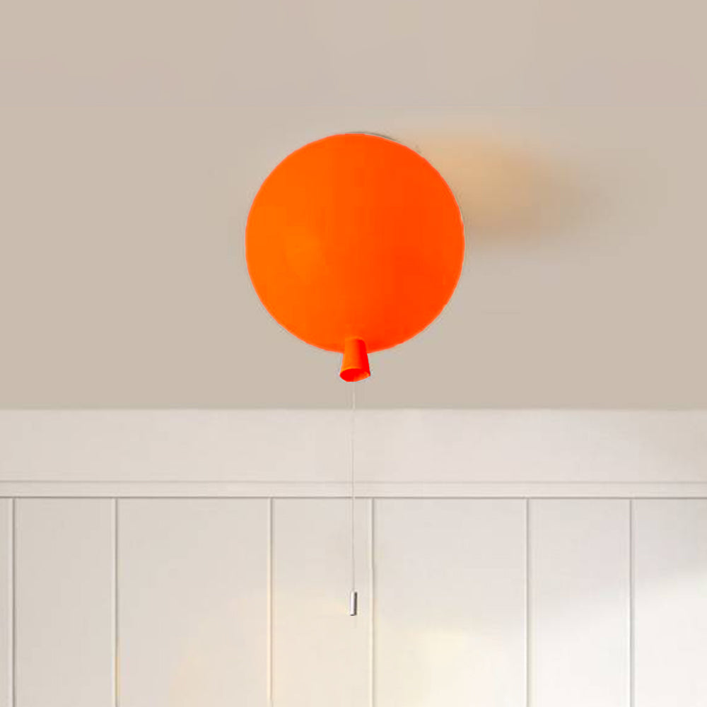 Soft Glow Round Acrylic Ceiling Lamp – Modern LED Light for Bedrooms