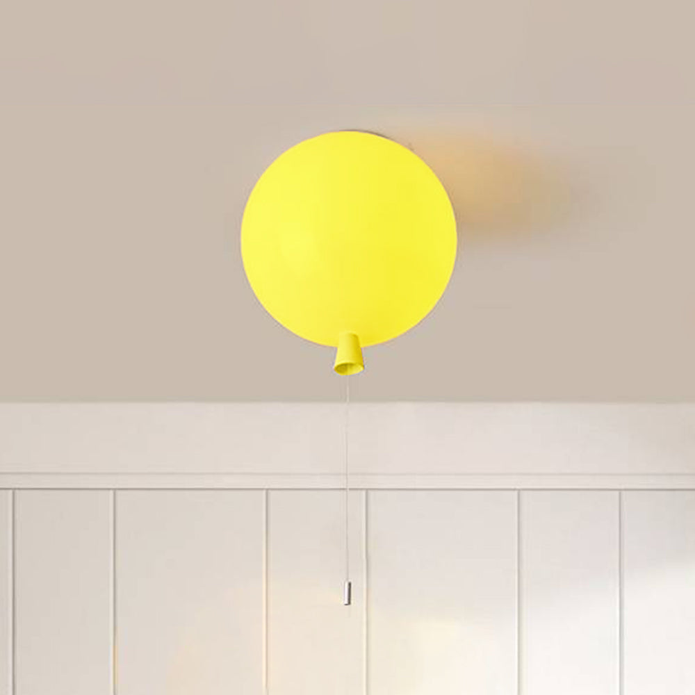 Soft Glow Round Acrylic Ceiling Lamp – Modern LED Light for Bedrooms