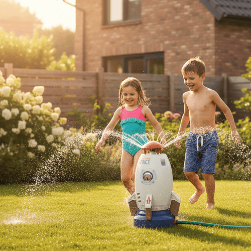 360-Degree Rotating Garden Sprayer for Kids - Outdoor Water Play Toy