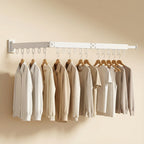 Retractable Wall Mounted Clothes Drying Rack