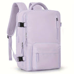 CarryFlex Water-Resistant Backpack with Shoe Compartment and Organizer