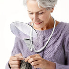 ClearView Hands-Free 5X Magnifying Glass with Adjustable Neck Strap