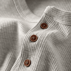 Ashcroft Henley T Shirt for Men Breathable Casual Button Neck Top