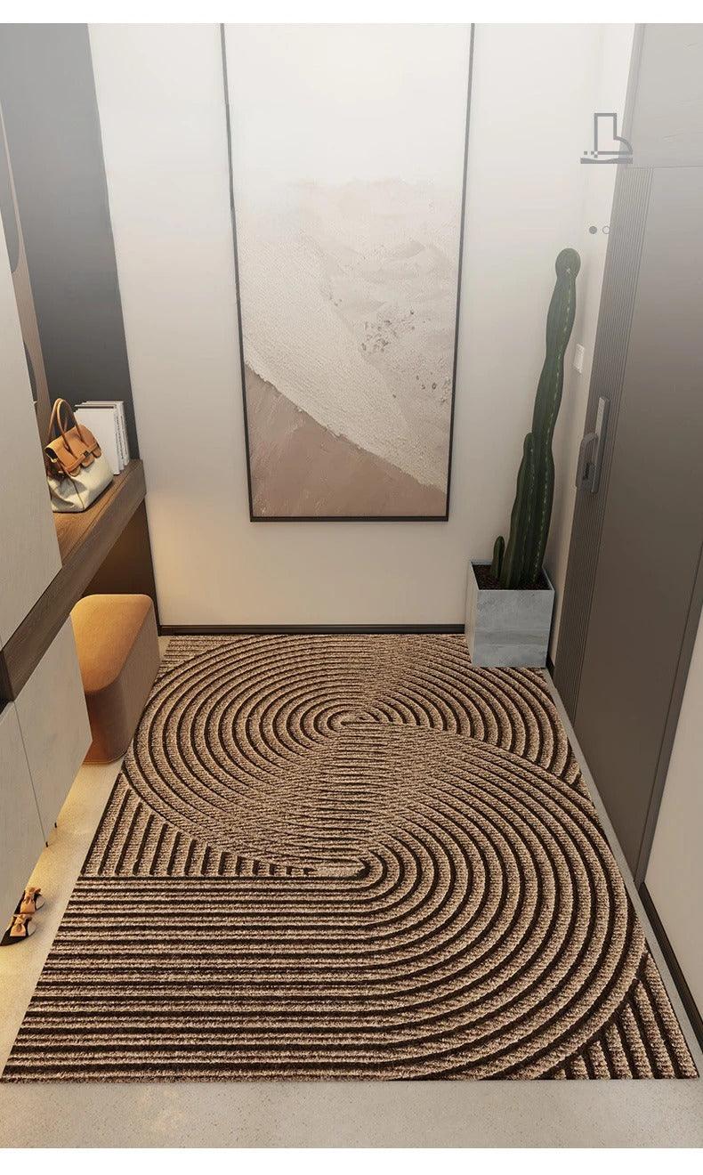 Silvéra Tapis de Porte Antidérapant Absorbant Moderne
