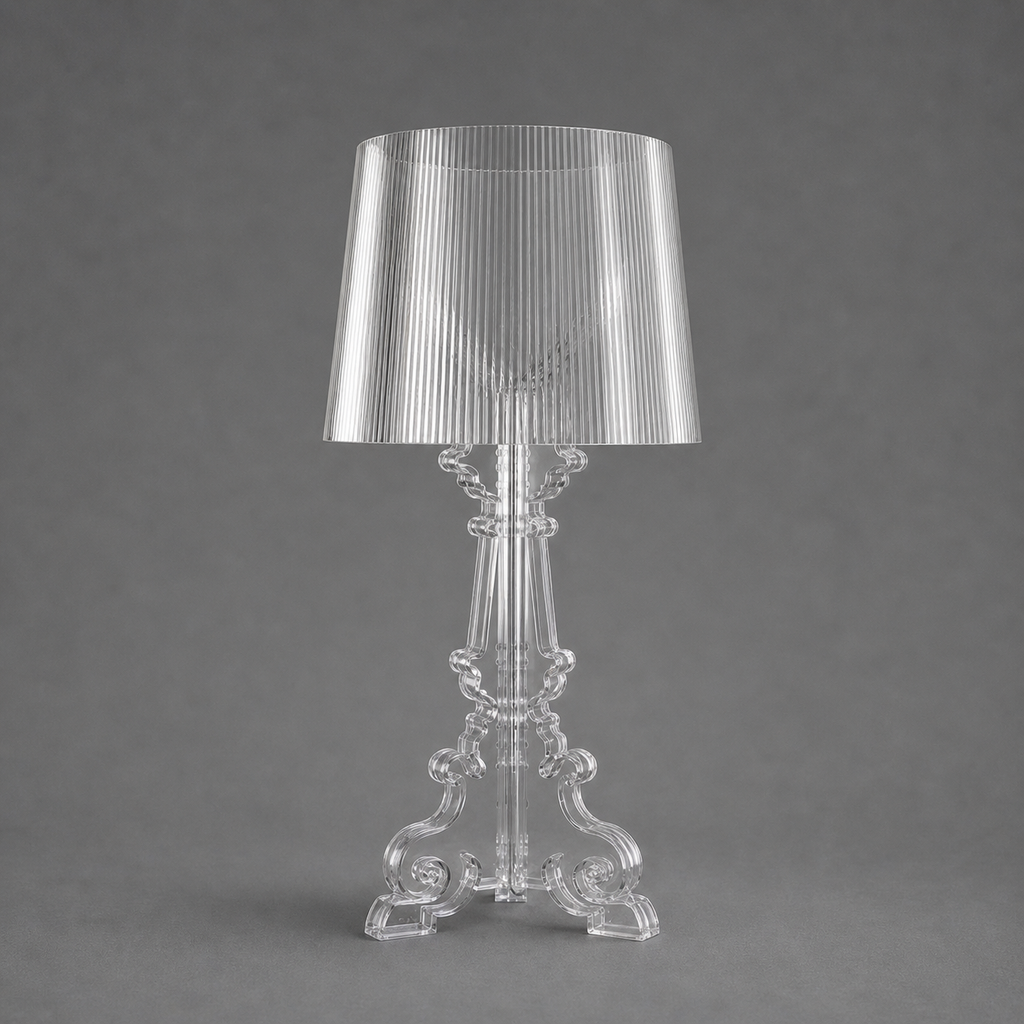 Luminara Adjustable Baroque Acrylic Table Lamp