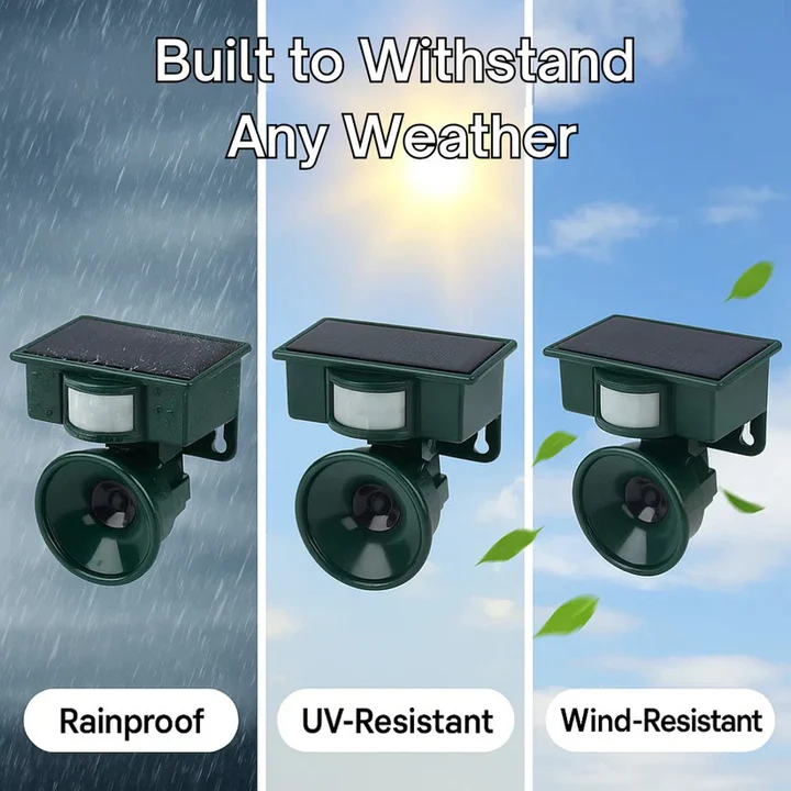 BirdGuard Motion-Activated Bird Deterrent | Weather-Resistant Outdoor Bird Repeller