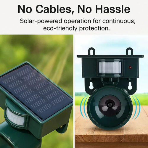 BirdGuard Motion-Activated Bird Deterrent | Weather-Resistant Outdoor Bird Repeller