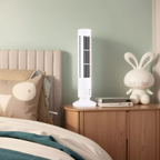 Compact Bladeless Tower Air Circulator | USB Powered Desktop Cooling