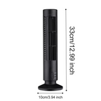 Compact Bladeless Tower Air Circulator | USB Powered Desktop Cooling
