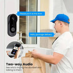 Smart Wireless Video Doorbell with Motion Detection and Night Vision