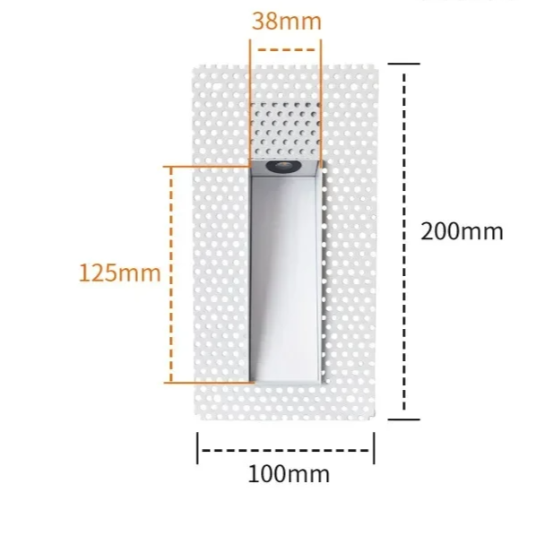 LumenPath Recessed Wall Light | LED Sensor Stairway Guide Lamp