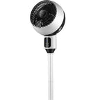 Compact Oscillating Standing Fan with Timer - Quiet 45W Air Circulation
