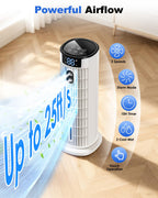 CoolComfort 4-in-1 Evaporative Air Cooler with Remote Control and Timer