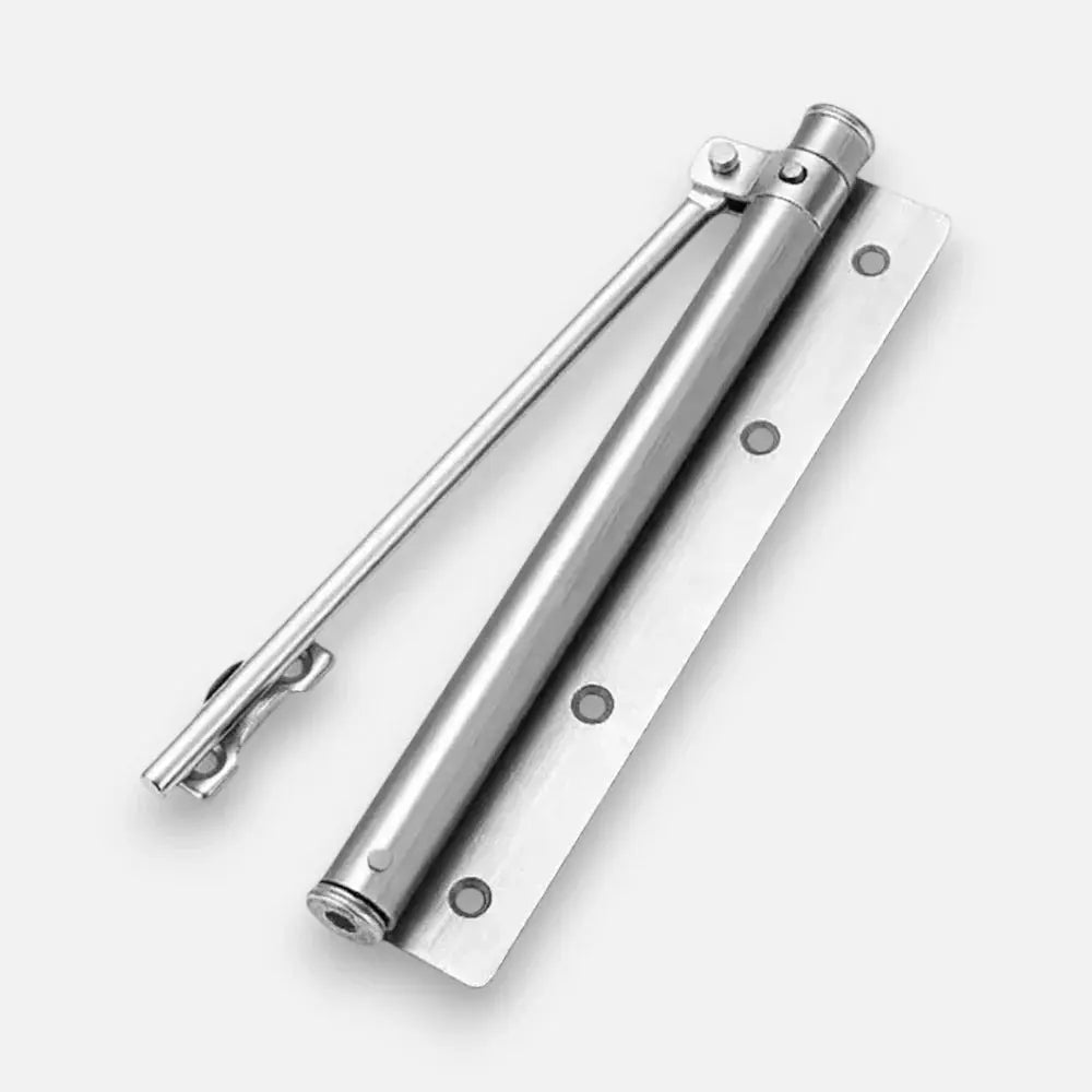 QuietLatch Adjustable Automatic Door Closer | Stainless Steel Soft Close Mechanism