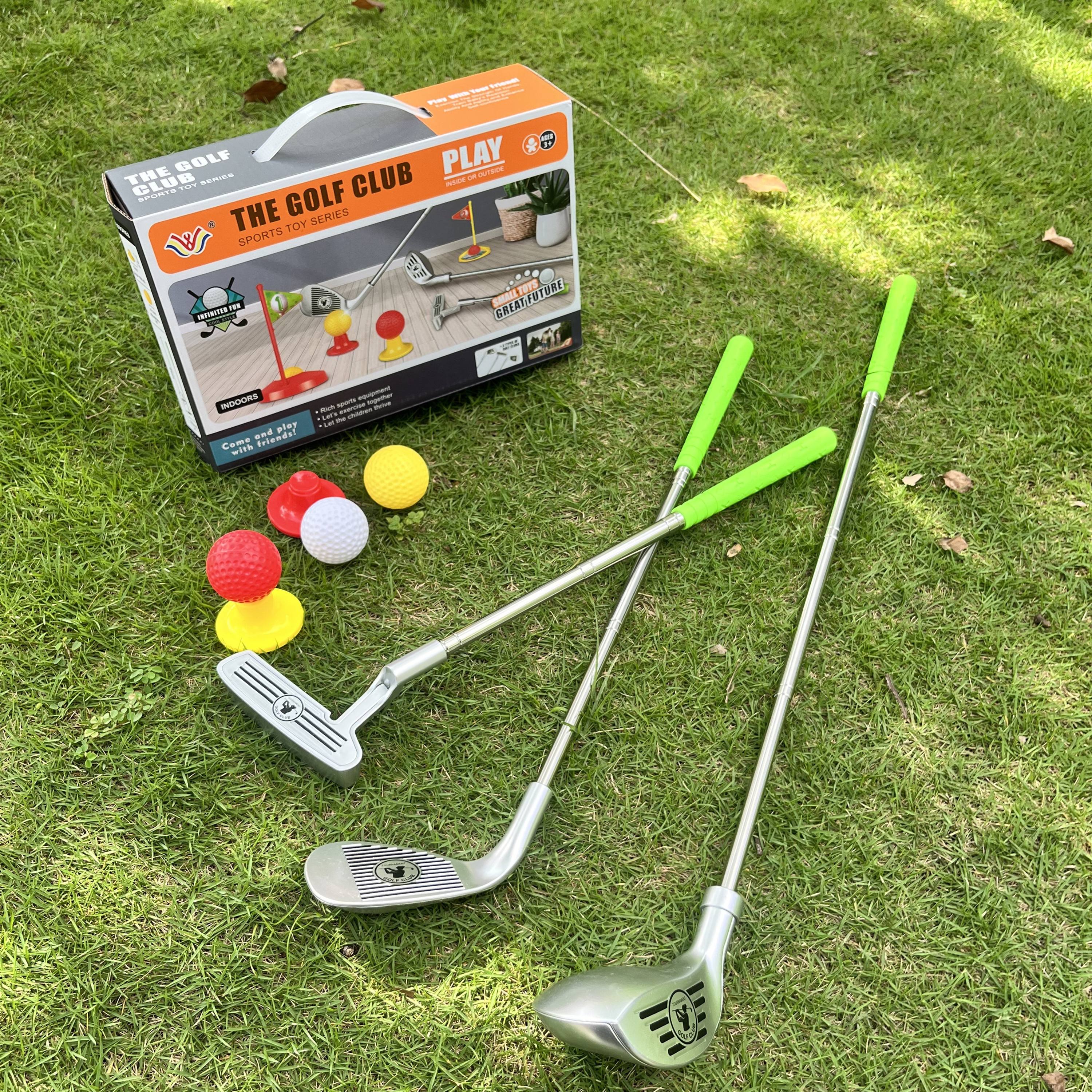 Kids Golf Set with Adjustable Clubs & Accessories