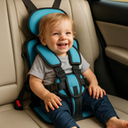 TravelNest Foldable Child Travel Seat with Adjustable Straps