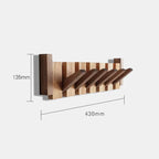 Nordeva Wall-Mounted Wooden Coat Rack