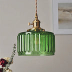 Lumicera Vintage Glass Cylindrical Pendant Light