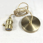 Lumicera Vintage Glass Cylindrical Pendant Light