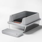 PureNest Covered Cat Litter Box Enclosed Indoor Cat Toilet