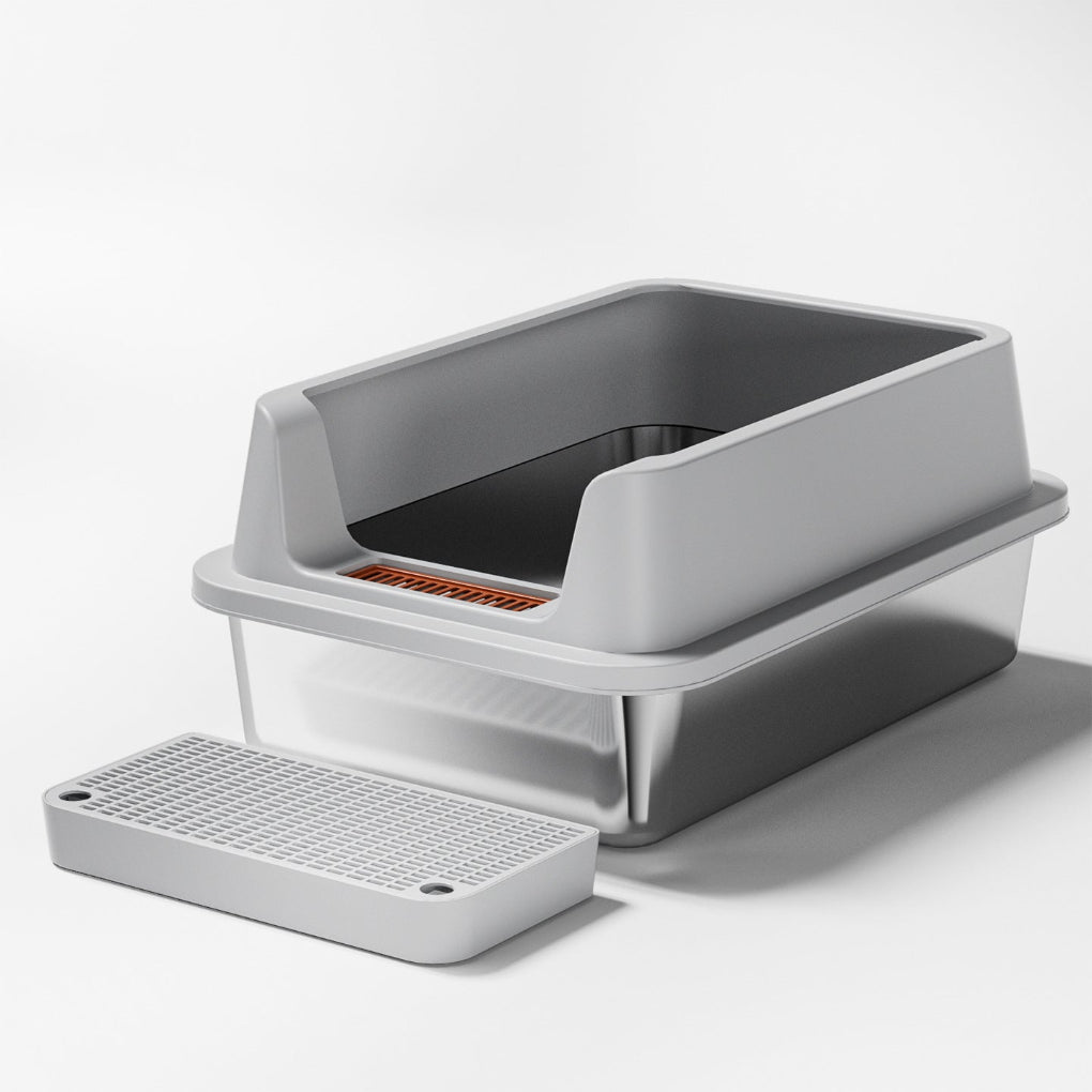 PureNest Covered Cat Litter Box Enclosed Indoor Cat Toilet