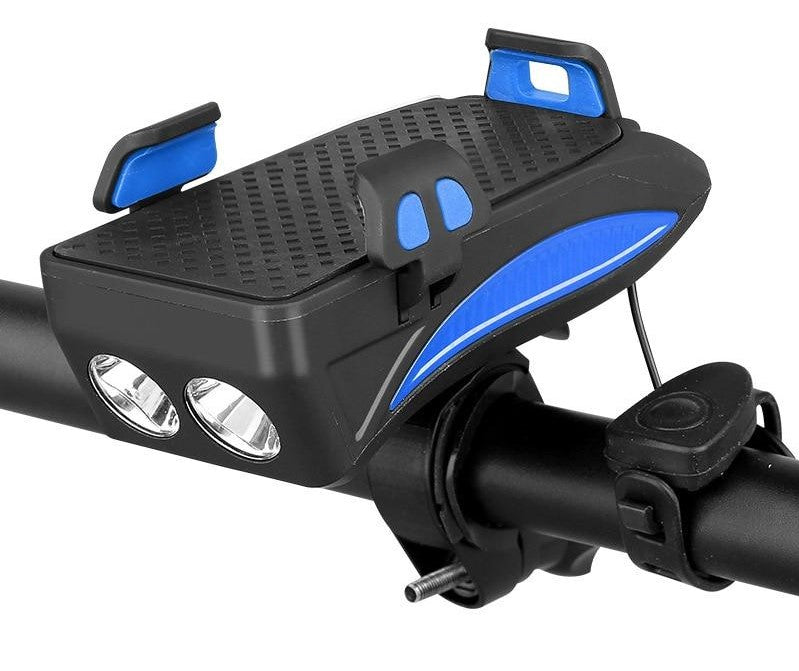 RideHub Bike Mount with Power Bank and LED Lights