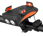 RideHub Bike Mount with Power Bank and LED Lights